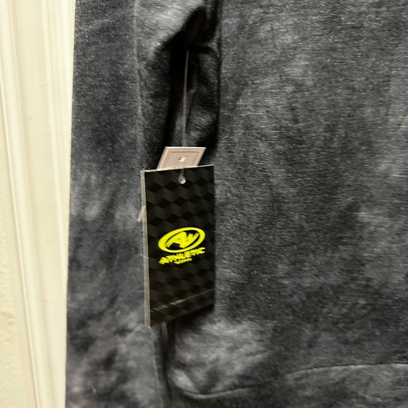 Women's Black and Gray Hoodie Top - Picture 4 of 4